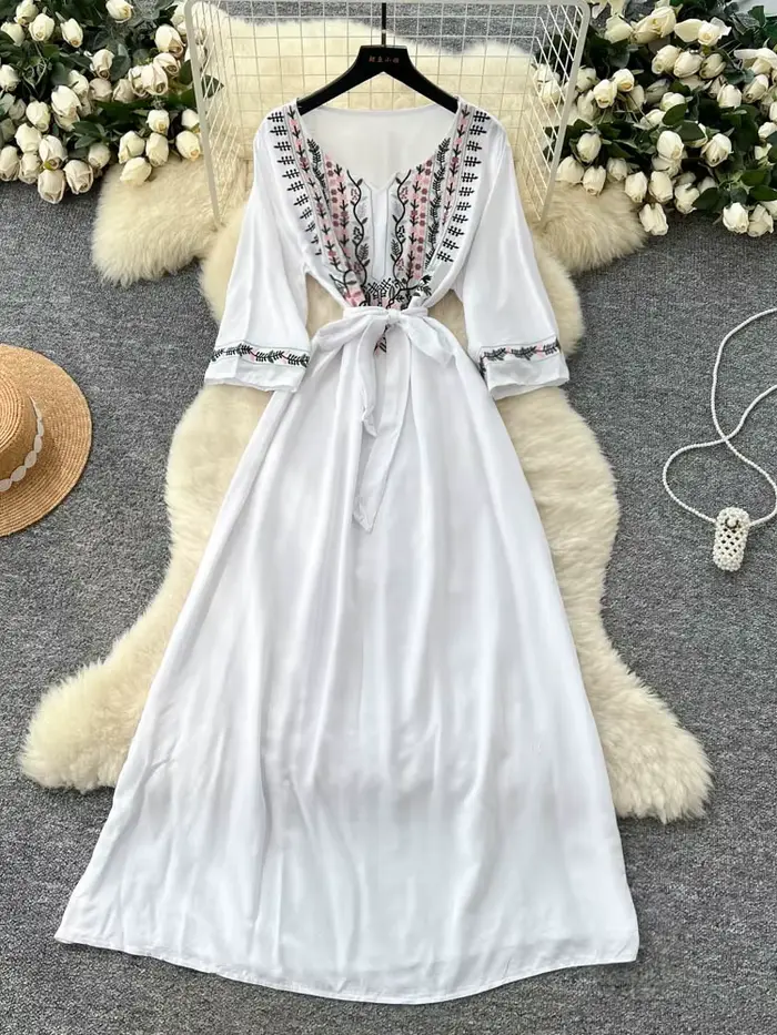 Nouvelle Robe Bohème d'Été pour Femme