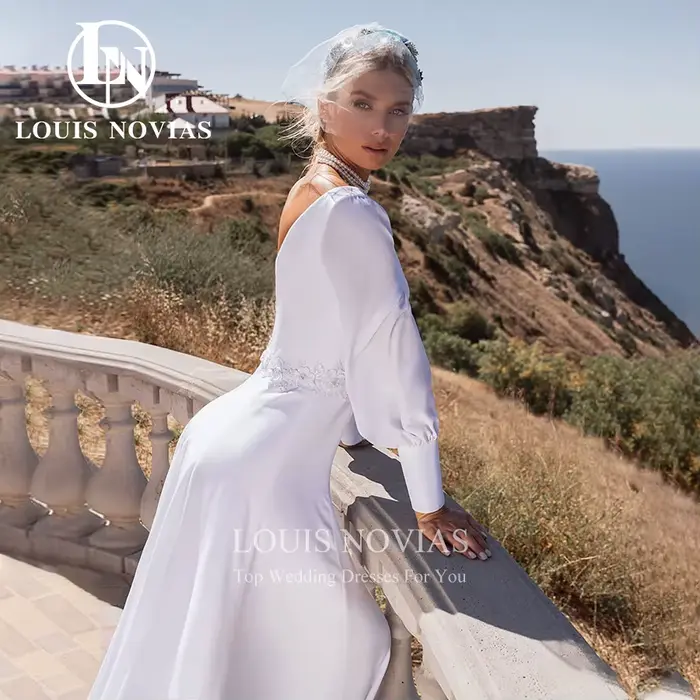 Modiis-Robe de mariée en tulle glacé