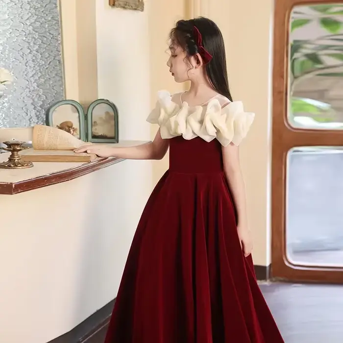 2025 nouvelles robes de soirée pour filles adolescente luxueuse soirée Quinceanera robe de bal rouge