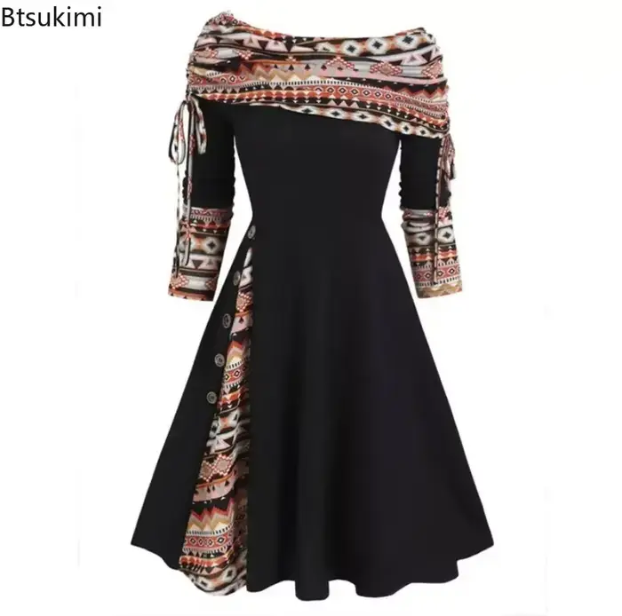 Robe longue décontractée pour femmes