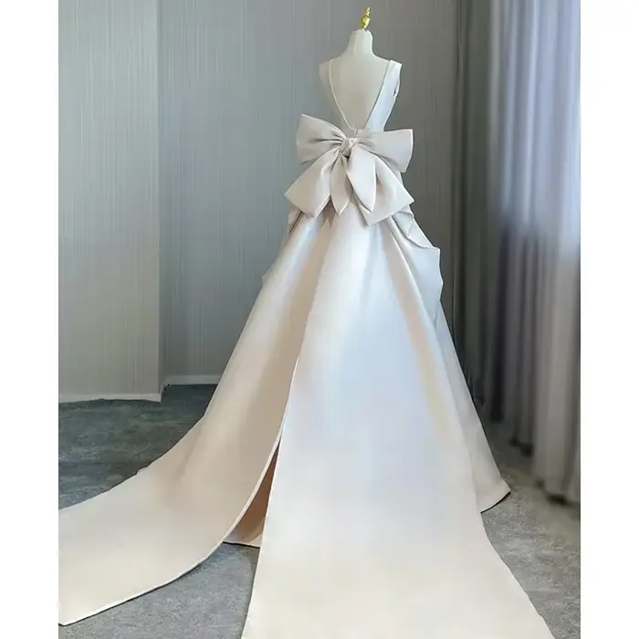 Bomaris – Robe De mariée blanche cassé