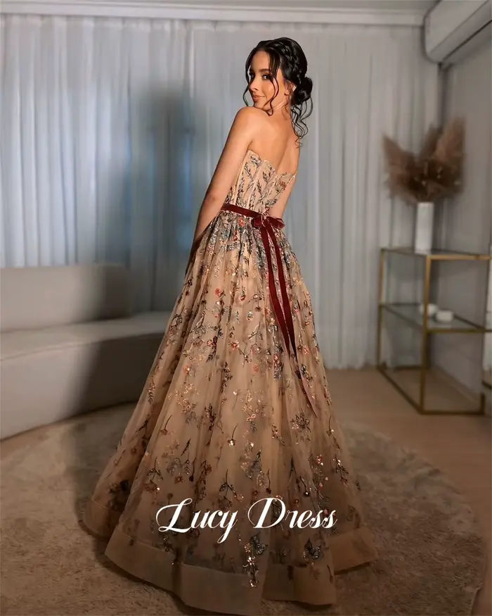 Lucy Robe de soirée personnalisée Sharon robes de soirée heureuses pour Occasions spéciales robes de