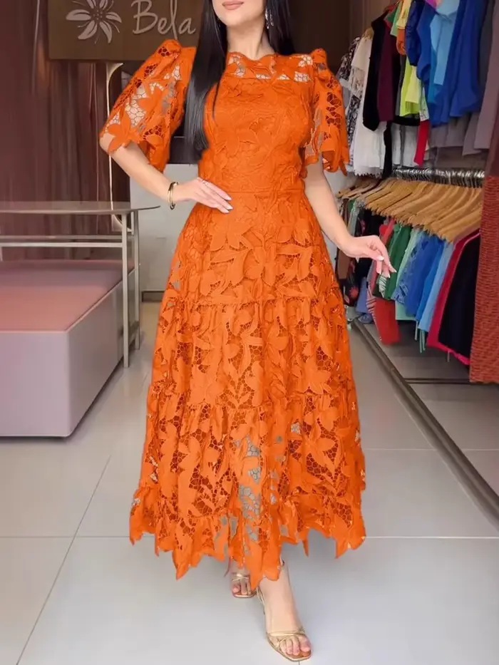 Robe d'invité de mariage rose