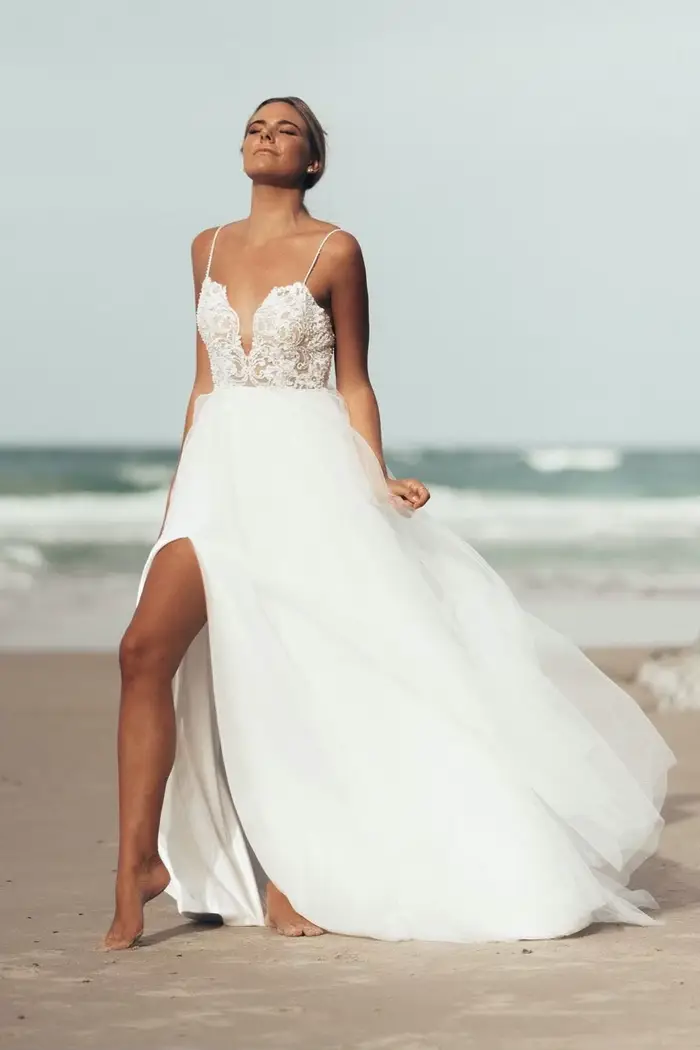 Robes De mariée De plage pour femmes