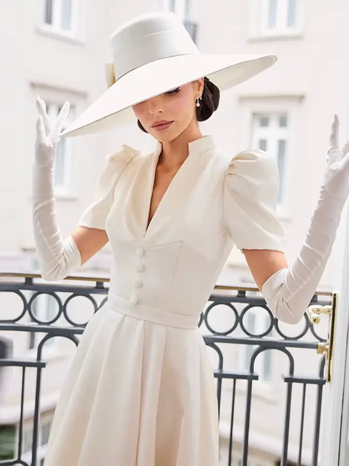 Robe longue évasée pour femme
