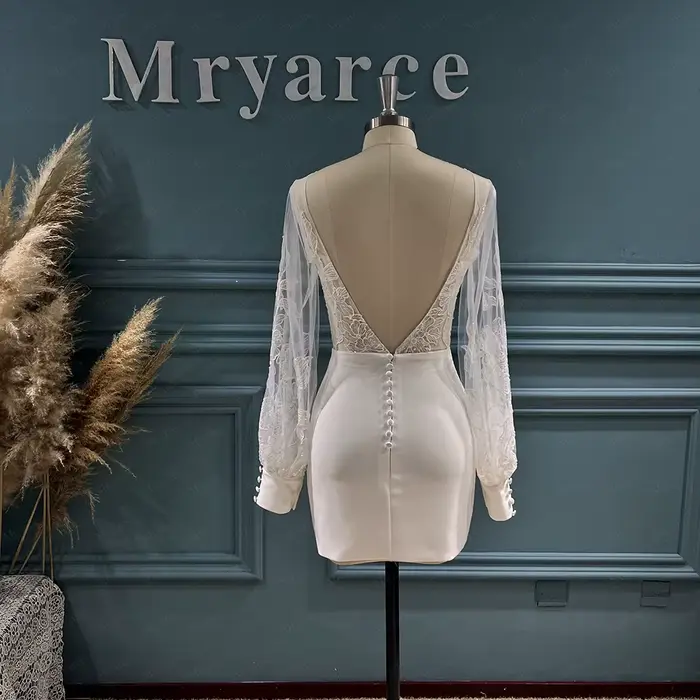 Mryarce – robe de mariée courte