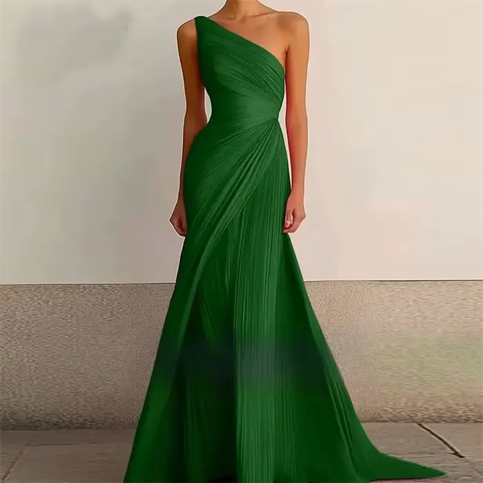 Robes de soirée élégantes et formelles ML pour femmes, robes de soirée sexy à une épaule, robes de soirée formelles personnalisées, vestidos de fiesta