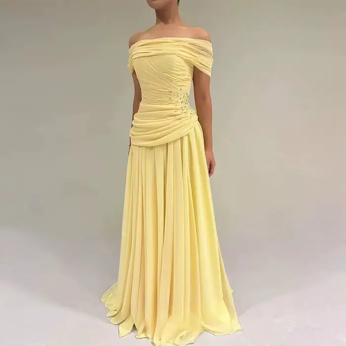 Robe de soirée élégante et chic pour femme, idéale pour les bals de promo, les mariages et les cockt