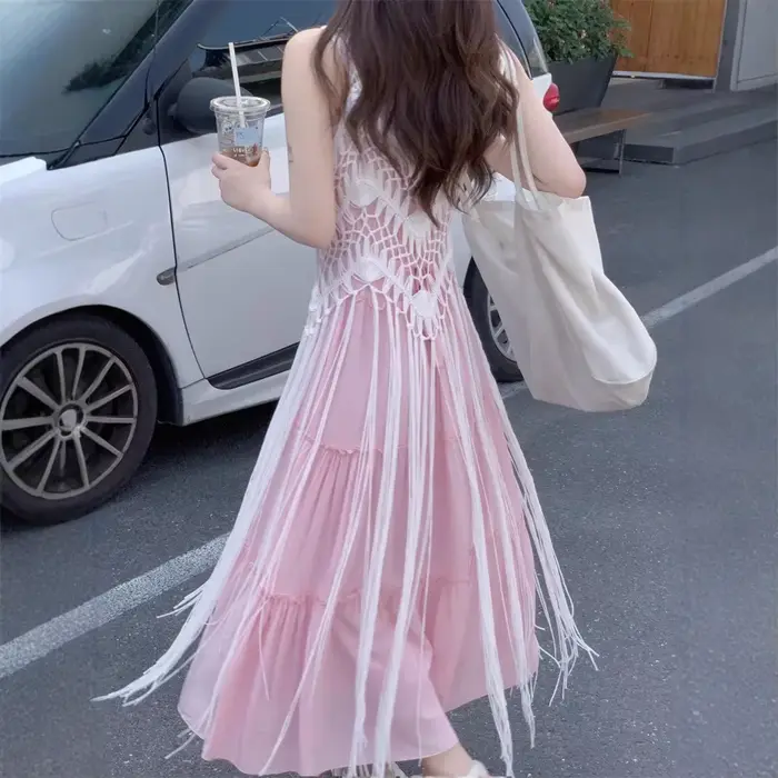 Robe d'été pour femme, style français