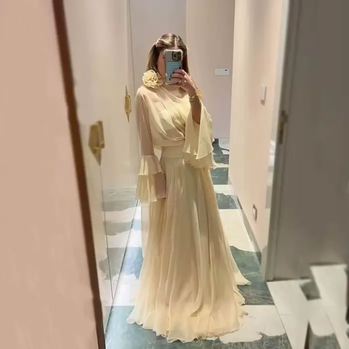 Msikoods Dubai robes de soirée personnalisé 2 pièces robe