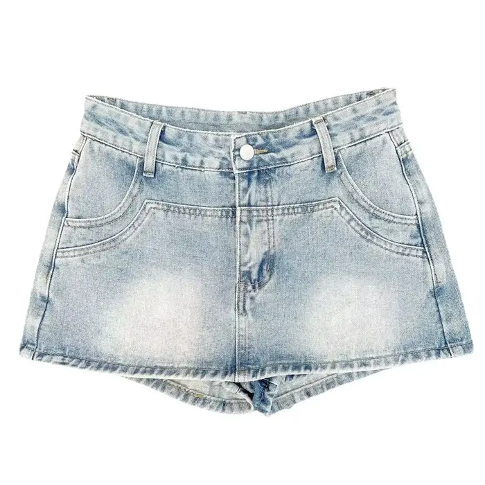 Mini-robe en jean pour femme