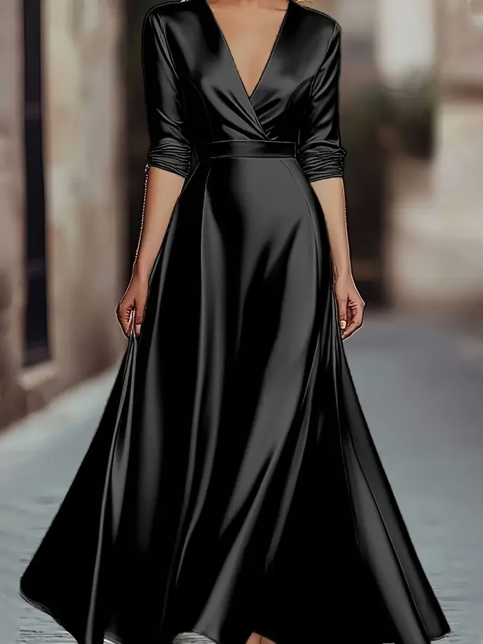 Collection Printemps/Automne : Robe de soirée élégante d'inspiration française