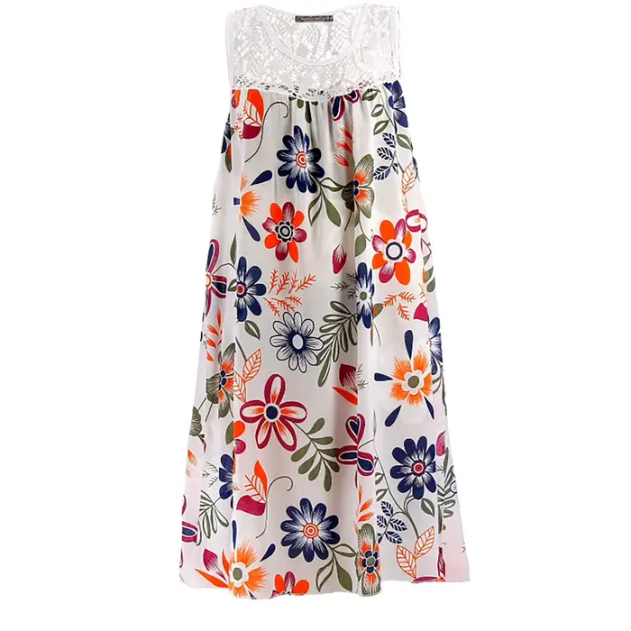 Robe de plage bohème en dentelle