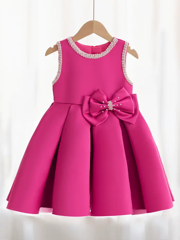 Robe de soirée pour filles sans manches verte style princesse adaptée au mariage à fleurs pour fête d'anniversaire tenue de soirée
