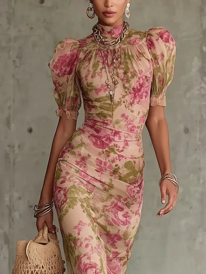 Robe midi moulante sexy pour femme