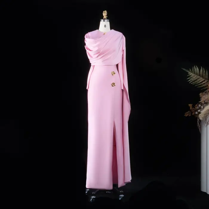 Sharon Said – robe de soirée sirène arabe blanche