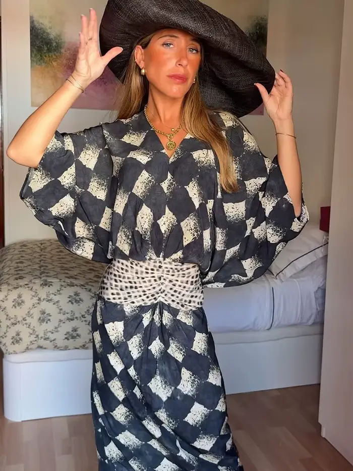 Robe Chic Imprimée pour Femme