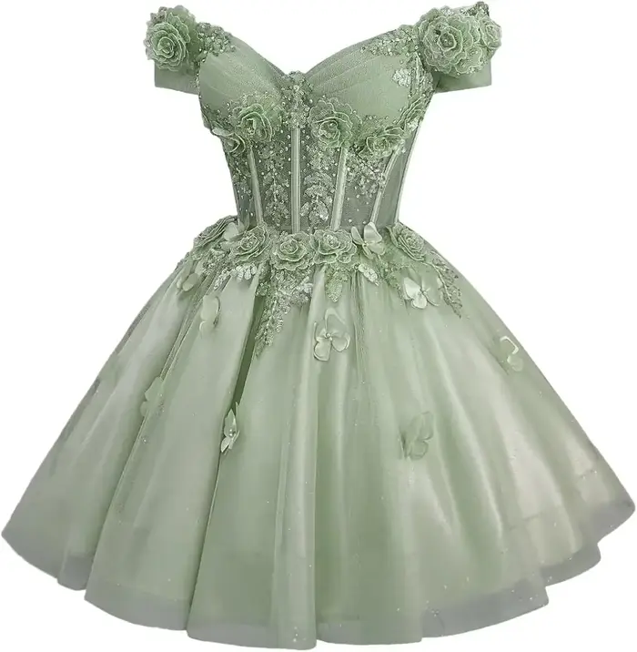 Robe de soirée en Tulle brillant