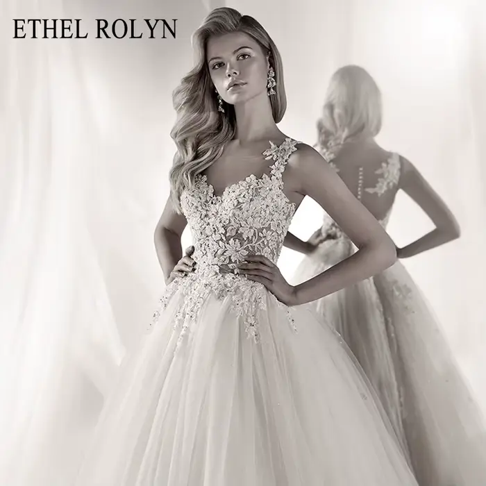 ETHEL ROLYN – robe De mariée ligne A scintillante