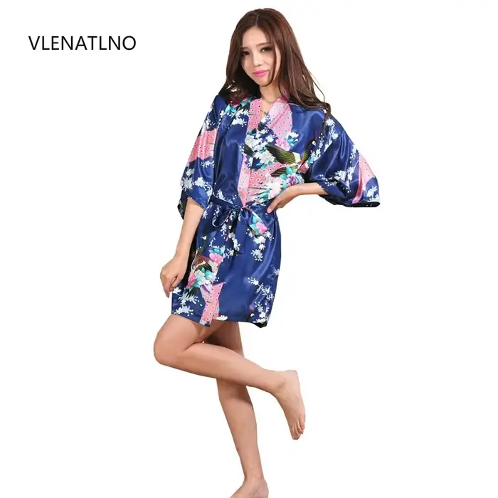 InjSatin-Robe de Demoiselle d'Honneur à Fleurs pour Femme