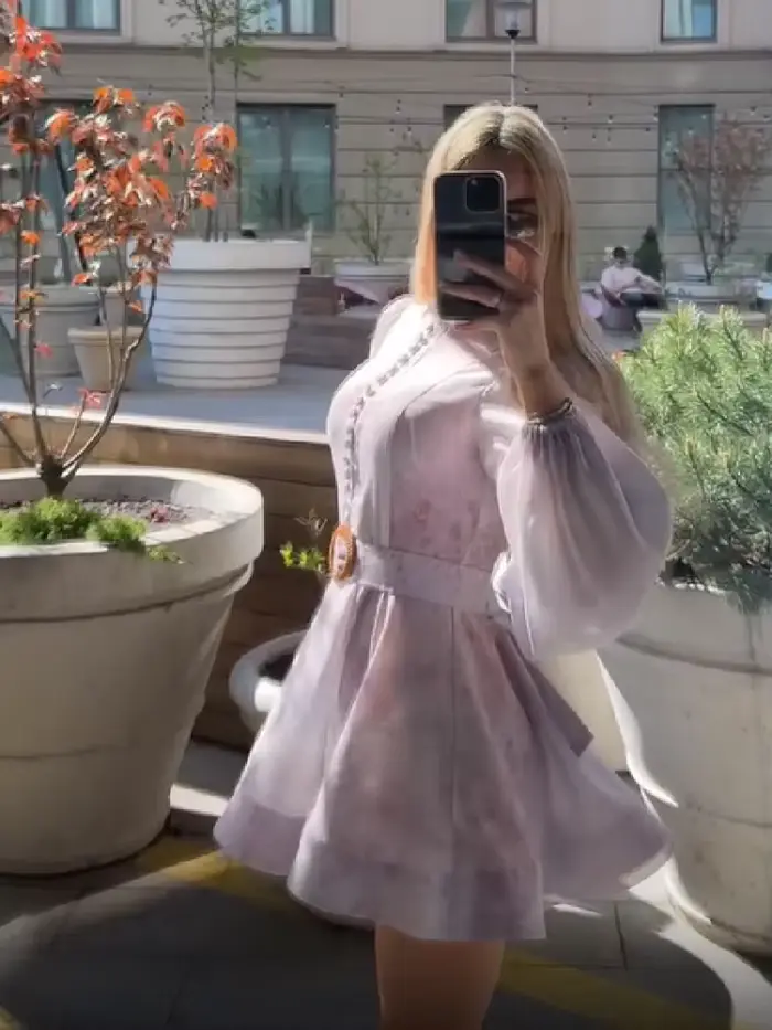 Robe pour femme à imprimé floral