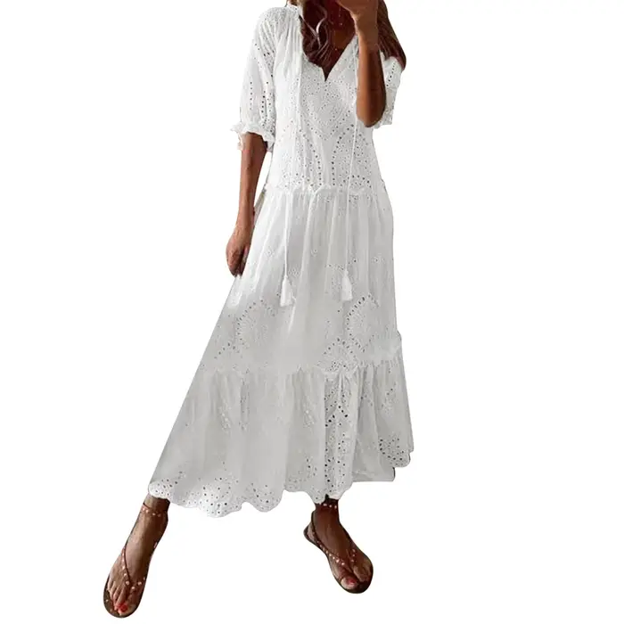 Robe d'été en coton pour femmes