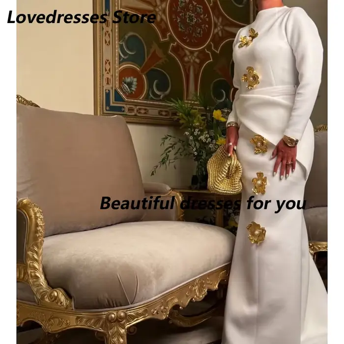 Robe de soirée élégante à col haut pour femmes