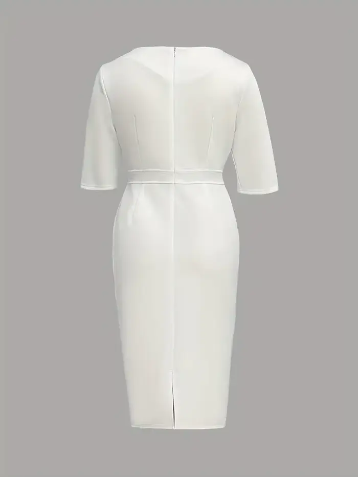 Robe fourreau midi moulante élégante pour femme