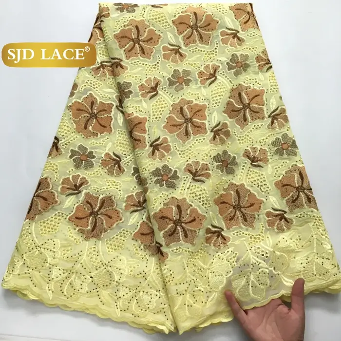 Robe de mariée en dentelle suisse et tissu de coton africain croix pour femmes occasions spéciales mariage robe de cérémonie élégante à offrir