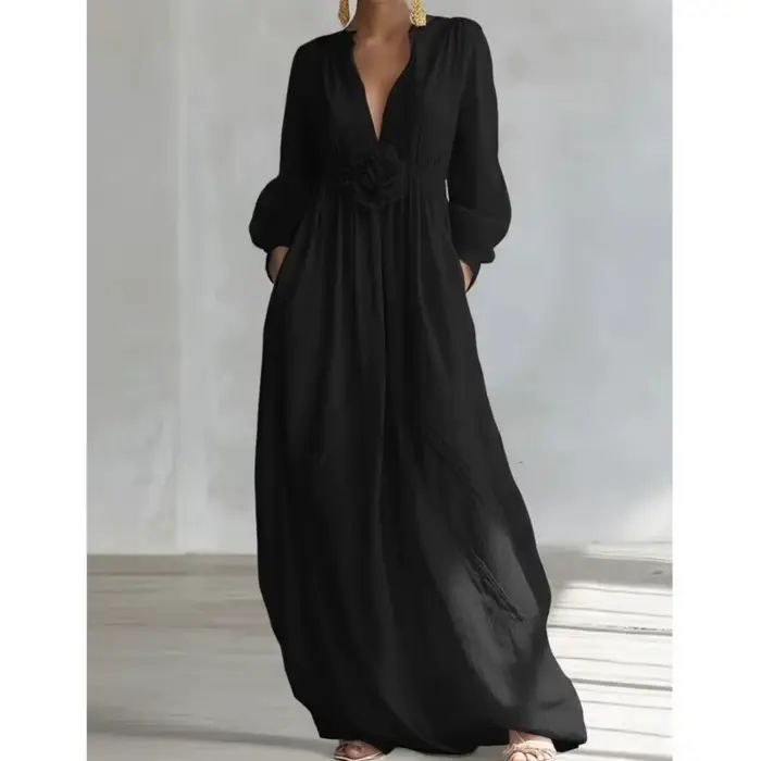 Robe longue bohème pour femme
