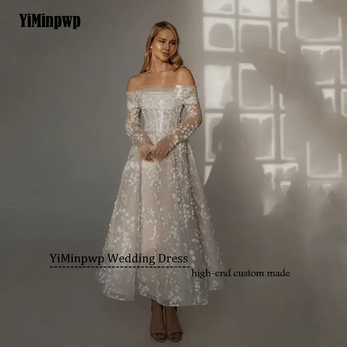 Robes de mariée trapèze brillantes