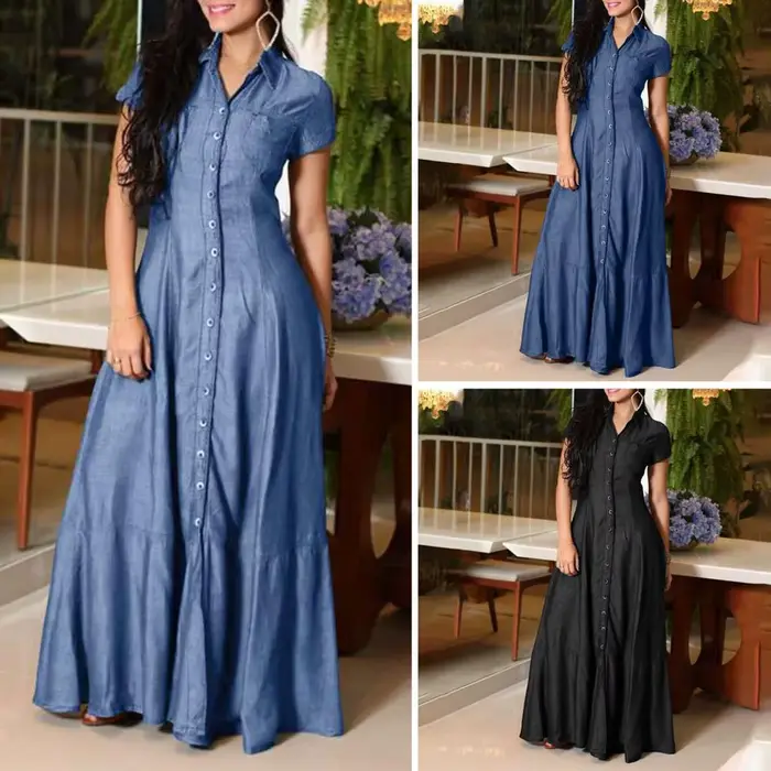 Robe en jean élégante pour femmes