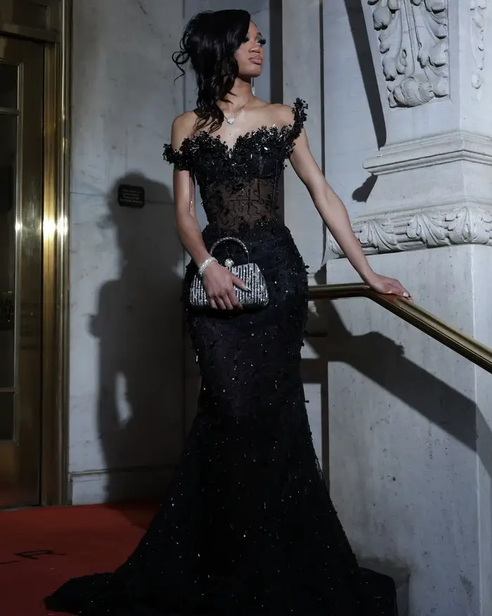 Robe de soirée de forme sirène