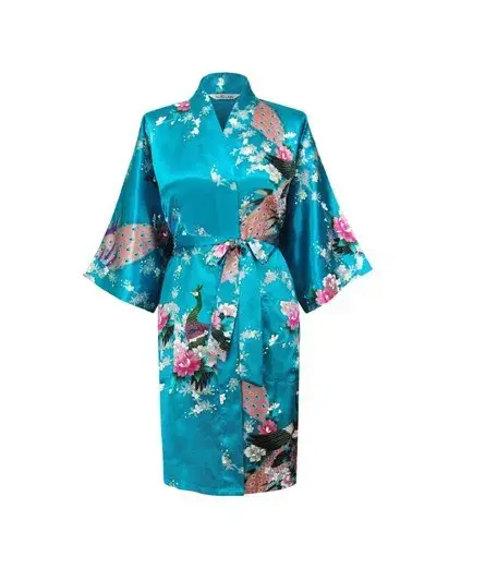 InjSatin-Robe de Demoiselle d'Honneur à Fleurs pour Femme