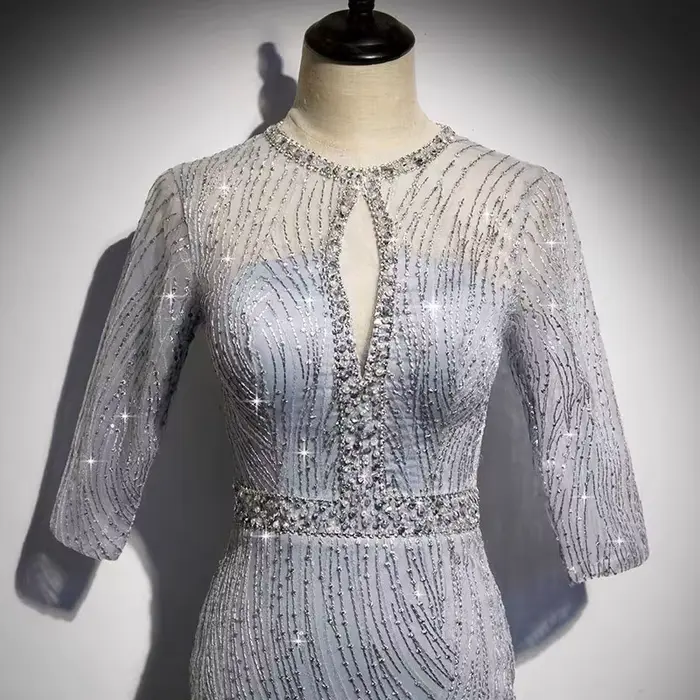 Nouvelle Robe de Soirée Élégante 2026 Style Sirène Sexy pour Mariage et Fêtes
