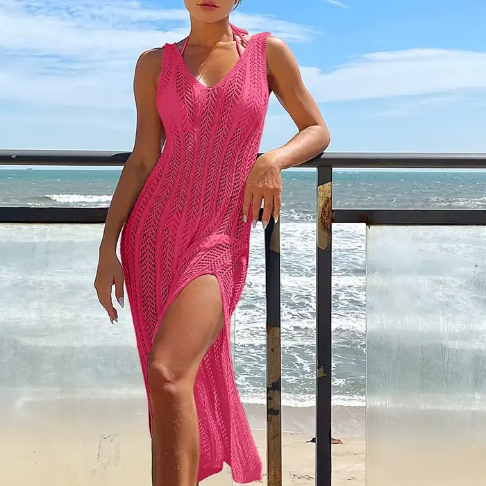 Robe Maxi ajourée pour femmes