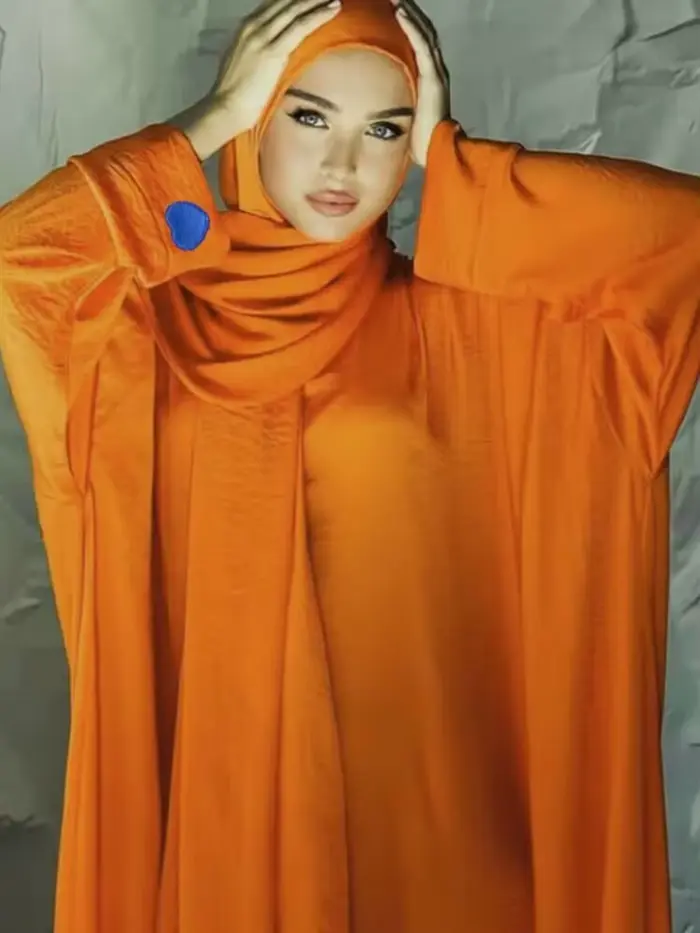 Robe Eid pour femmes Abaya à capuche amour coeur broderie solide robes de soirée Caftan musulman
