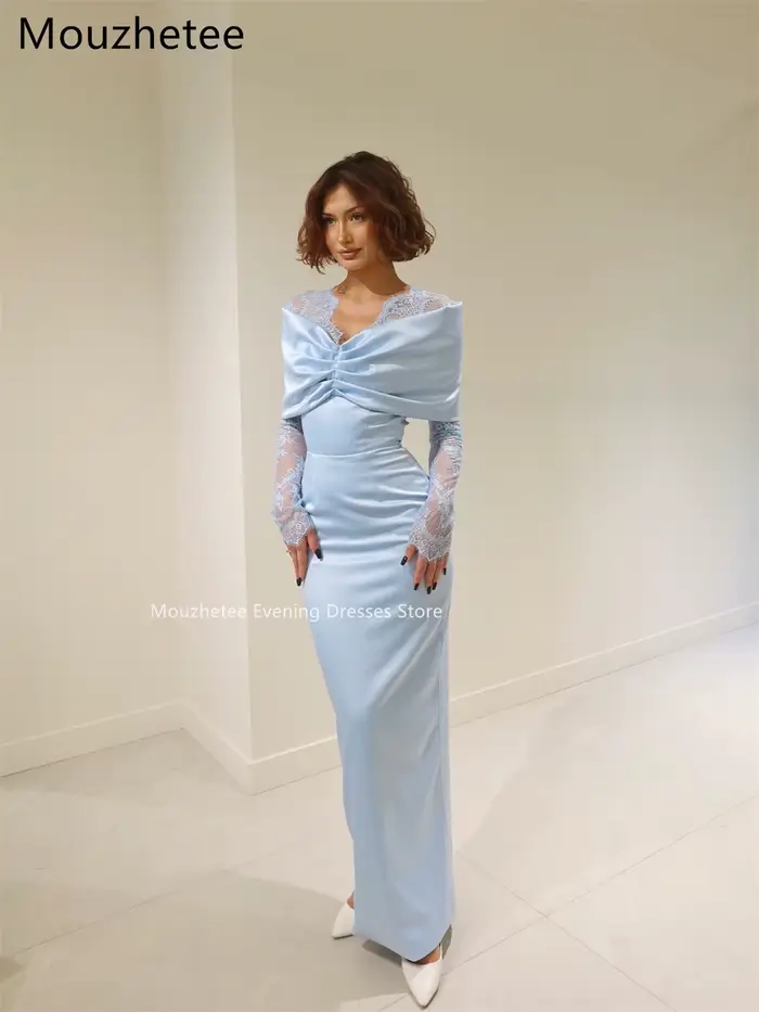 Mouzhetee – robe de soirée élégante à épaules dénudées, style sirène, robes de soirée formelles pour