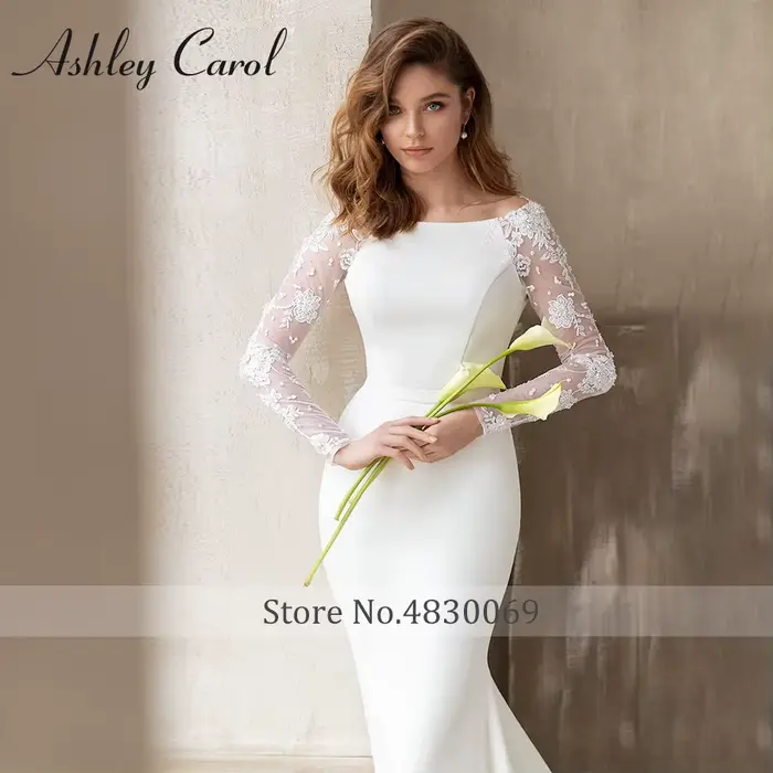 Ashley Carol-Robes de mariée sirène pour femmes