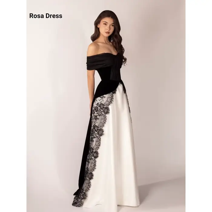 Robe de fiançailles à manches courtes, ligne A, robes de soirée élégantes pour femme, robes de fête 