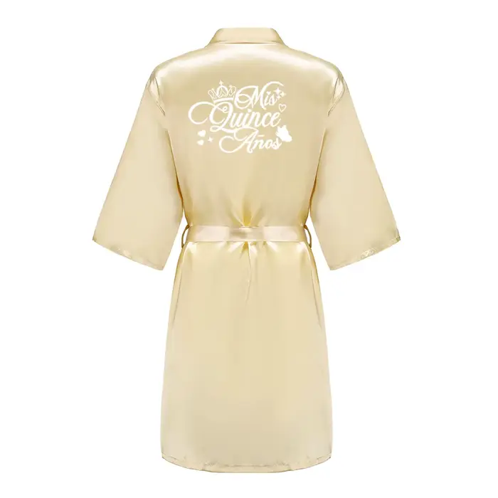 Robe de Soirée Princesse Or Rose pour Fille de 15 Ans