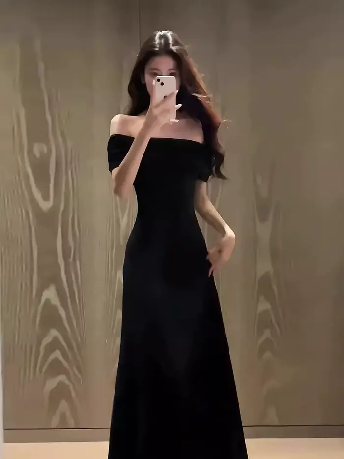 Robe élégante style français pour femme