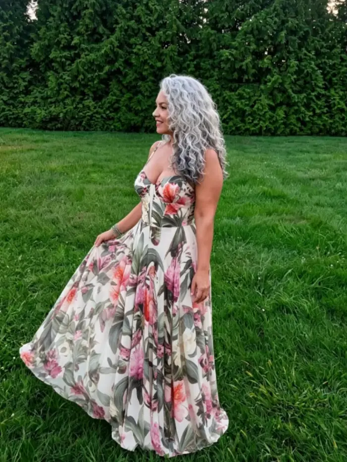 Robe longue de vacances pour femme
