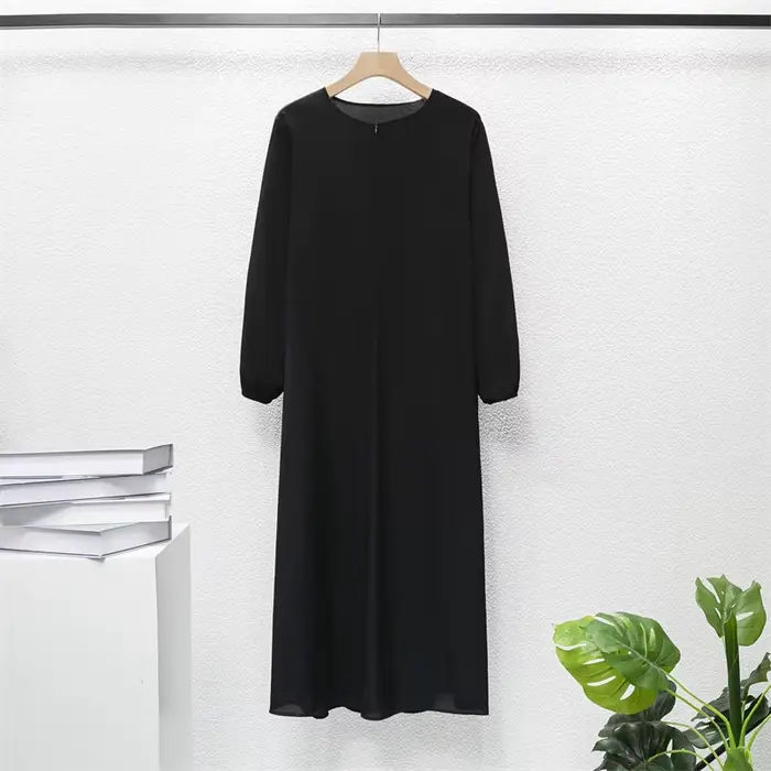 Robes musulmanes femmes robes Maxi Mujer robes femme robes amples à manches longues imprimé fleuri R