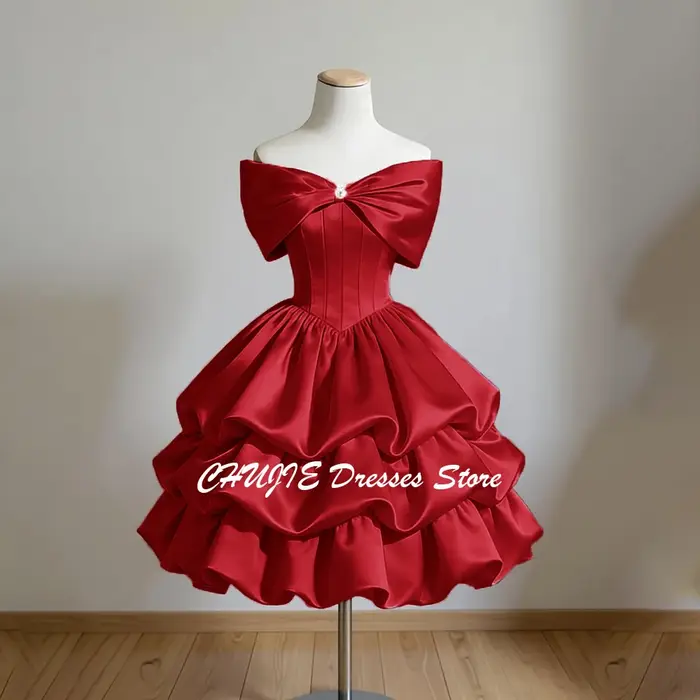 Robe de bal de fin d'année à étages