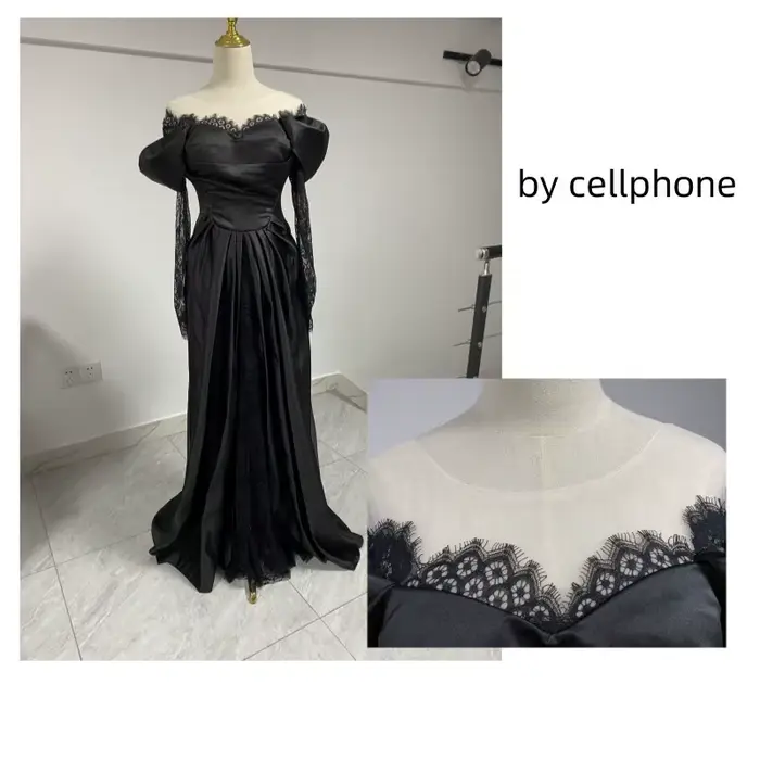 Robes de mariée en satin avec petite traîne