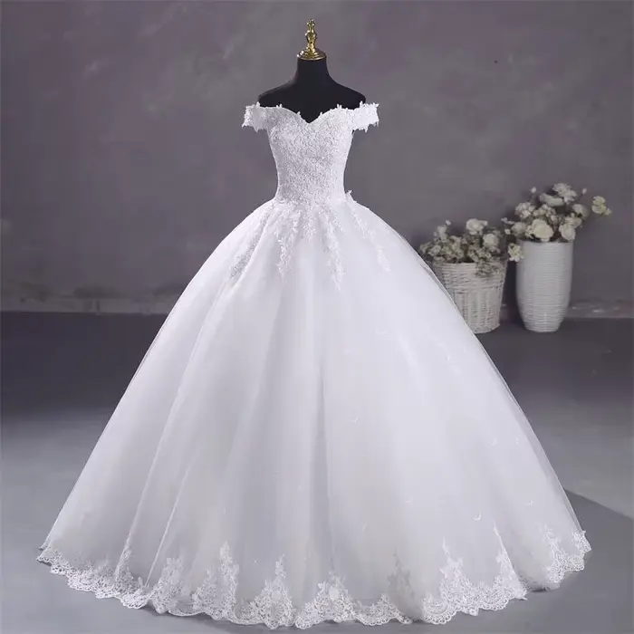 Ashley Gloria-Robe de mariée blanche pure