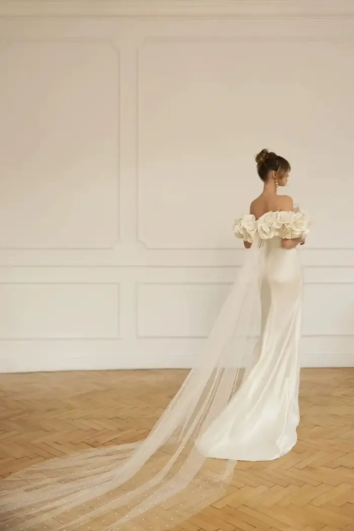 Robe De mariée sirène en Satin