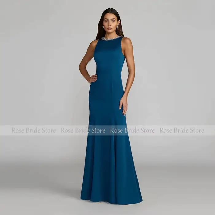 Robe de soirée élégante personnalisée pour invitées de mariage