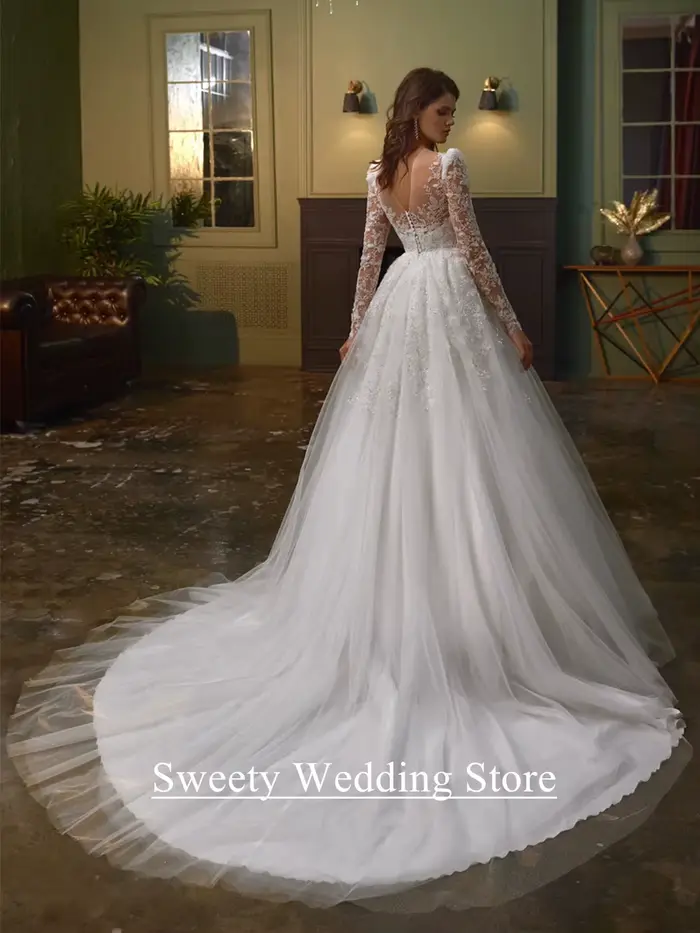 Robe de mariée scintillante pour femmes